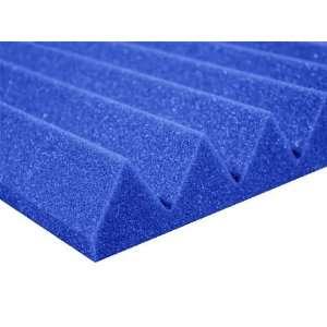  2 x 24 x 48 Blue Acoustic Studio Wedge Foam 6 Pack by 