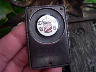 OHAC   Oberhessischer Automobil Club   TOUREN PREISFAHRT 1924 Badge 
