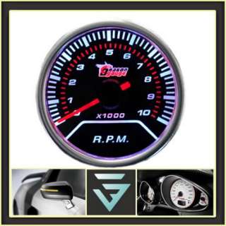 Universal new 52mm Car Tachometer Tacho RPM Indicator Gauge And Gauge 