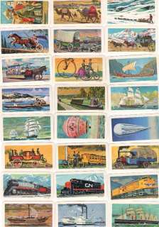   of 48 Brooke Bond Canada Ltd. Cards Transportation Through Ages  