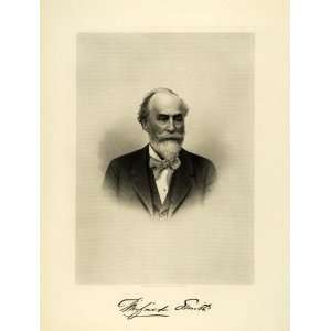   Milwaukee Chess Whist Club Founder   Original Steel Engraving Home
