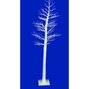  4 White Metallic Display Christmas Tree