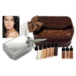  Cosmetic Makeup System with a FAIR Shade Airbrush Makeup Foundation 