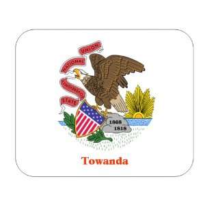  US State Flag   Towanda, Illinois (IL) Mouse Pad 