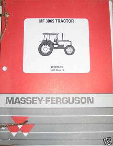 Massey Ferguson 3065 Tractor Parts Manual Book Catalog  