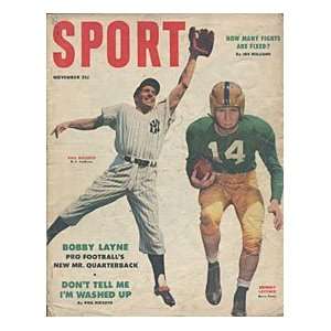  Phil Rizzuto & Johnny Lattner 1953 Sport Magazine Sports 