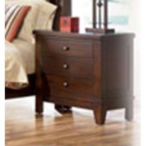  Holloway Night Stand in MediumBrown Finish Furniture 