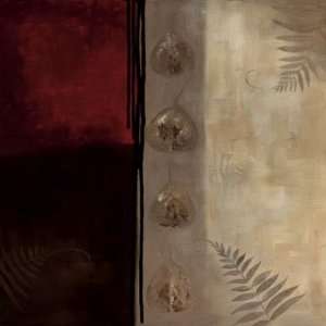  Laurie Maitland 24W by 24H  Russet Fern I CANVAS Edge 
