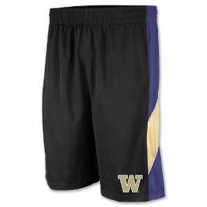  COLOSSEUM Washington Huskies NCAA Mens Team Shorts, Black 