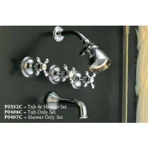 Sign of the Crab P0406N Polished Nickel St.Lawrence Tub Only Set P0406
