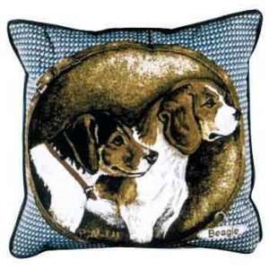  Beagle Tapestry Pillow