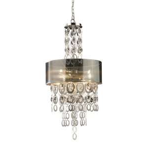  Parisienne 3 Light Pendant In A Silver Leaf Finish