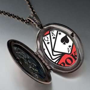  I Love Poker Pendant Necklace Pugster Jewelry