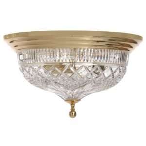  Waterford® Crystal Beaumont Flush Mount Ceiling Fixture 