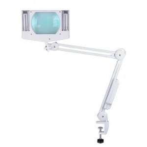 Heavy Duty High Quality 5x Mag Desk Swing Arm Lamp Magnifier with 
