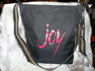 Beautiful Weekenders Black & Pink Messenger Tote Bag  