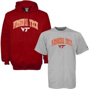   Tech Hokies Campus Hoody Sweatshirt & T shirt Pack