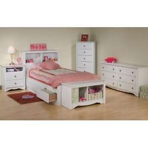   Prepac Monterey Twin Bedroom Set with Dresser