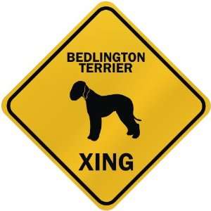   ONLY  BEDLINGTON TERRIER XING  CROSSING SIGN DOG