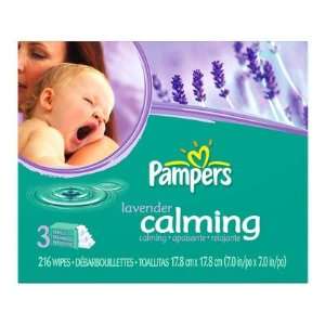  Pampers Baby Wipes Lavendar Refill 3X Baby