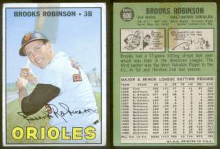 5675) 1967 Topps 600 Brooks Robinson SP Orioles FR  