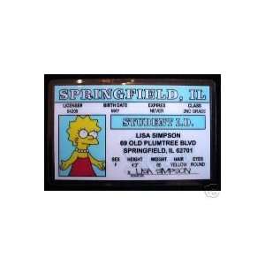  The Simpsons   Lisa Simpson   Collector Card Everything 