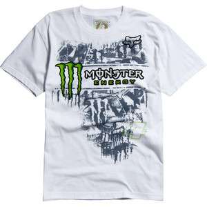 Fox Racing Monster Tinsel Town T Shirt Tee Green White Carmichael 