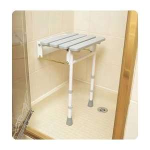 Tooting Slatted Shower Seat Leg Length Long, Seat Height 24 28 (60 