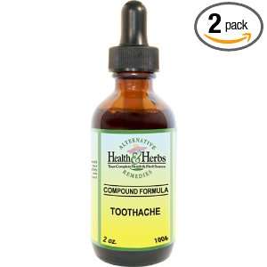 Alternative Health & Herbs Remedies Toothache, 1 Ounce Bottle (Pack of 