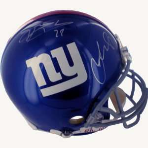 Toomer/Bradshaw/Jacobs Signed NY Giants Authentic Helmet   Autographed 