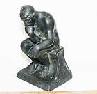 rare ronson all metal art works the thinker statue 5