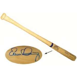  Evan Longoria Autographed Bat   Blonde Big Stick JSA 