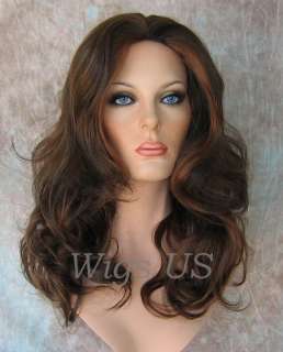 Wigs Brown & Auburn beautiful waves skin top wig  