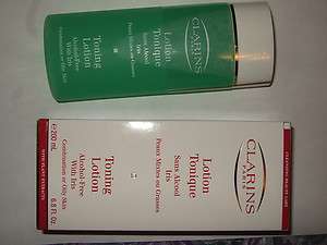 Clarins Toning Lotion COMBINATION OR OILY SKIN full size 6.7 oz  