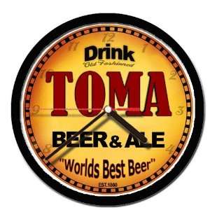  TOMA beer and ale cerveza wall clock 