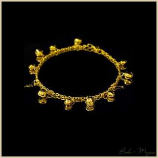 JINGLE BELLS ANKLET GOLD HIPPIE GYPSY INDIA BELLY DANCE  