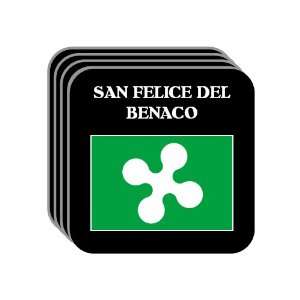   , Lombardy   SAN FELICE DEL BENACO Set of 4 Mini Mousepad Coasters