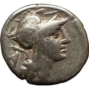 Roman Republic D. Silanus Victory Horse ROMA 91BC Ancient Silver Coin 