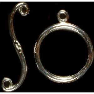  Art Nouveau Toggles (Price per Piece)   Sterling Silver 