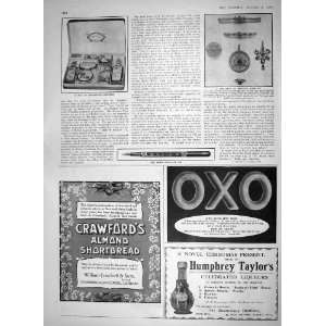    1910 BOX GROSSMITHS PERFUME BENSONS JEWELLERY OXO