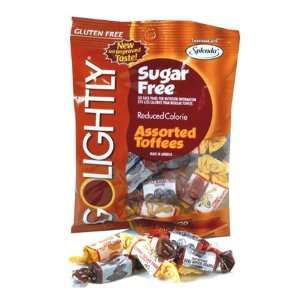  Sugar Free Assorted Toffees Bag 12 Count 