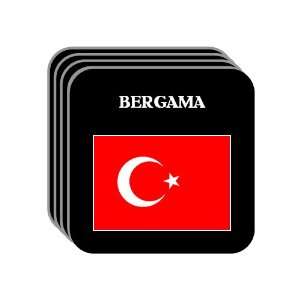  Turkey   BERGAMA Set of 4 Mini Mousepad Coasters 