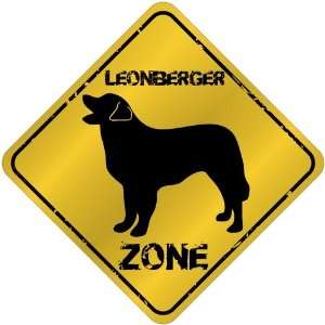  New  Leonberger Zone   Old / Vintage  Crossing Sign Dog 
