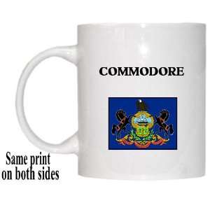  US State Flag   COMMODORE, Pennsylvania (PA) Mug 