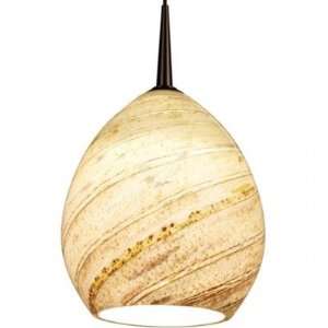   Voltage Pendant with Sea Shell Glass Finish Chrome 
