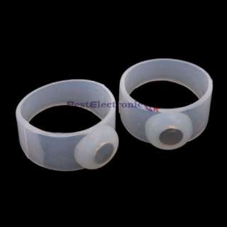 10 X Slimming Silicon Magnetic massage Foot Toe ring  