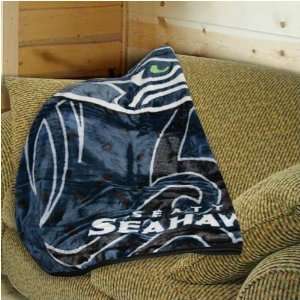  Seattle Seahawks Tattoo Plush Blanket Throw Sports 