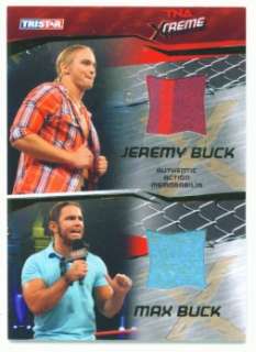 JEREMY MAX BUCK GENERATION ME EVENT USED /50 TNA XTREME  