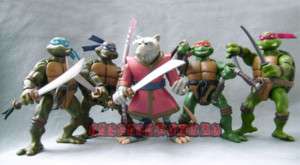 TMNT Teenage Mutant Ninja Turtles Splinter 5 Figure Set  