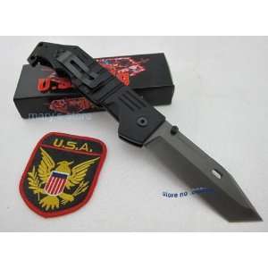  m9 titanium hunting folding blade knives outdoor knives 